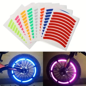 20pcs Glow-in-the-Dark Reflective Neon Stickers